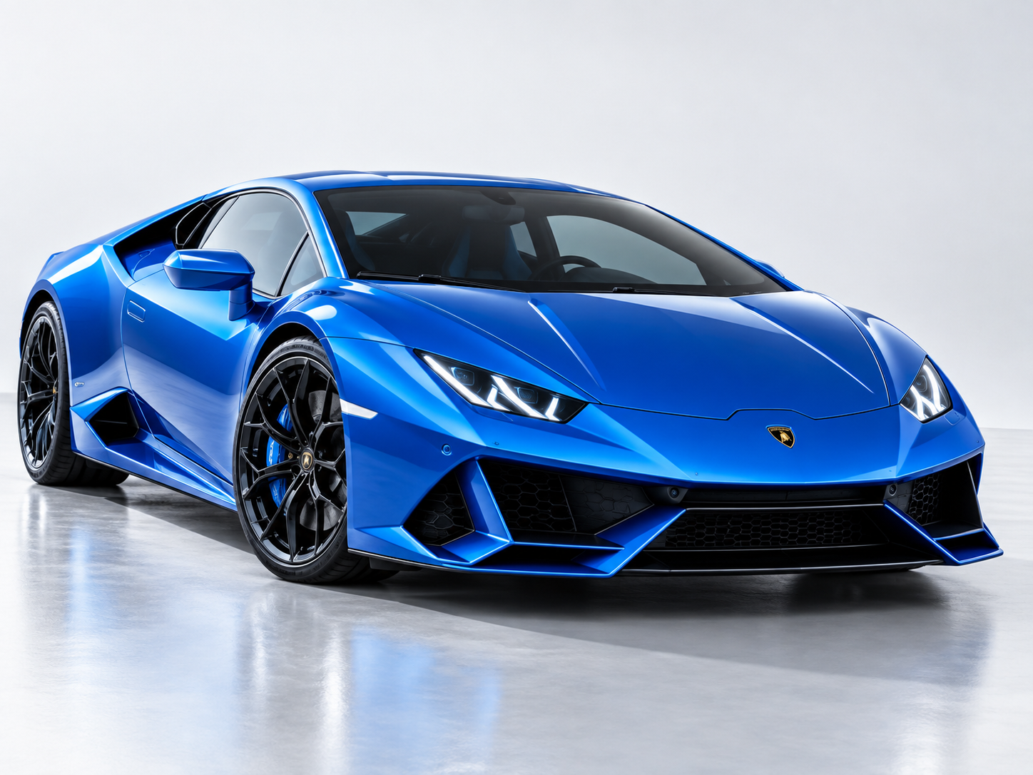 A blue Lamborghini — the long-term goal of the Lamborghini fund