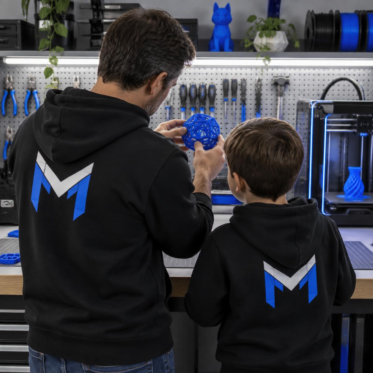 Father and son working together in the Martini Manufacturing workshop